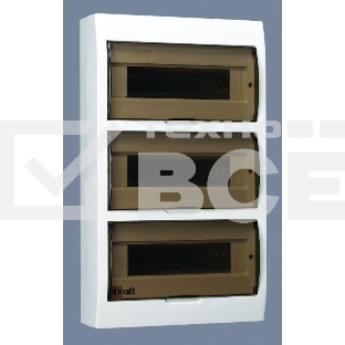 Корпус пластиковый навесной 36мод. IP41 ЩРН-П-36 DEKraft 31014DEK