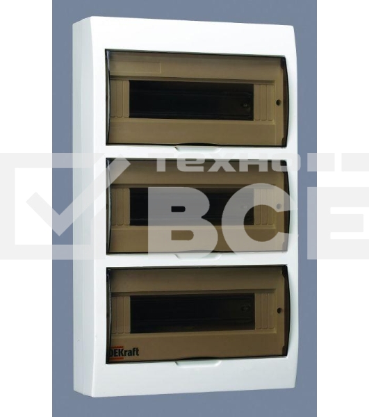 Корпус пластиковый навесной 36мод. IP41 ЩРН-П-36 DEKraft 31014DEK