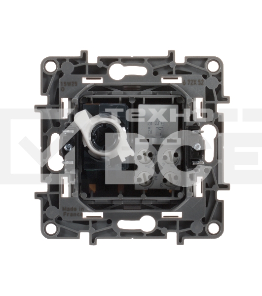 Розетка ETIKA RJ11+RJ45 кат. 5 UTP, бел. ETIKA Розетка RJ11+RJ45 кат. 5 UTP, бел.