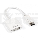 Кабель-переходник DisplayPort-DVI ExeGate EX284909RUS EX-DPM-DVIF-0.15 (20M/19F, 0,15м), фото 1