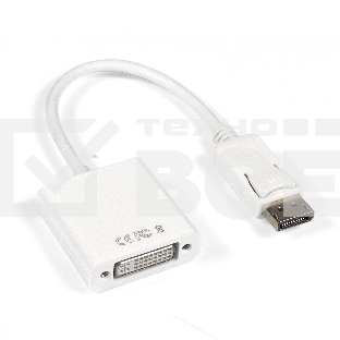 Кабель-переходник DisplayPort-DVI ExeGate EX284909RUS EX-DPM-DVIF-0.15 (20M/19F, 0,15м)