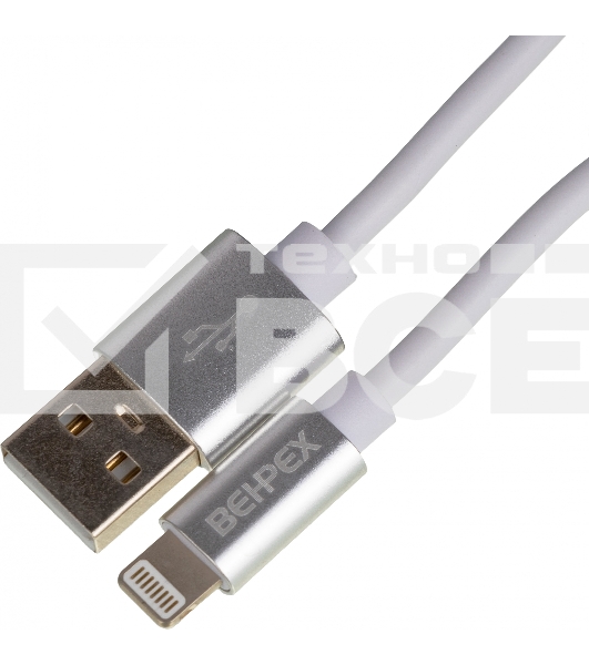 Кабель USB (m)-Lightning (m) 2м белый