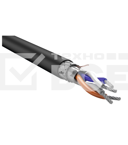 Кабель интерфейсный ITK RC3-RS485-02-SF-4209 RS-485 SF/UTP общий экран в оплётке 2X2 120Om nfPVC универсальный 200м черный