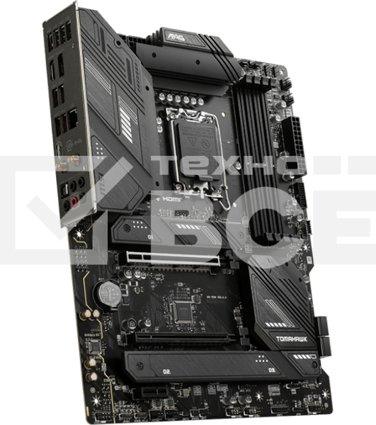 Материнская плата MSI MAG B760 TOMAHAWK WIFI, LGA 1700, Intel B760, 4xDDR5, 4xSATA, 3xM.2, 1xPCI-E 3.0 x4, 1xPCI-E 5.0 x16, 1xHDMI, 1xDP, 1xUSB Type-C, 1x2.5Gb LAN, 4xUSB-A 2.0, 4xUSB-A 3.2 Gen 2, 5x3.5 мм, 7.1, Standard-ATX