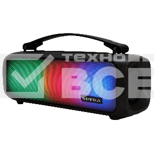 Аудиомагнитола SUPRA BTS-510 черный 20Вт MP3 FM(dig) USB BT microSD