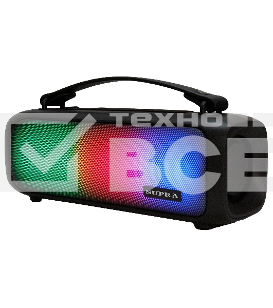 Аудиомагнитола SUPRA BTS-510 черный 20Вт MP3 FM(dig) USB BT microSD