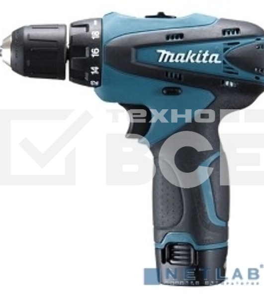 Шуруповерт Makita DF330DWE Аккумуляторная, Кейс