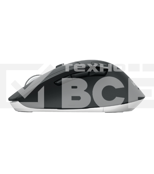Мышь беспроводная Logitech M720 Triathlon черный, 1000 dpi, радиоканал, Bluetooth, USB, кнопки - 8