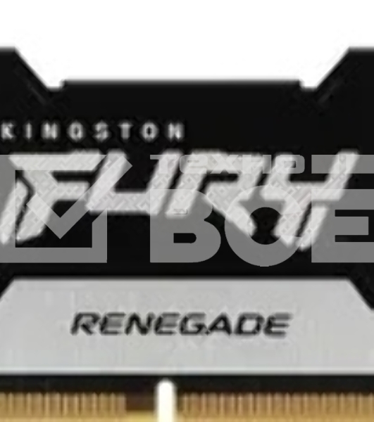 Оперативная память Kingston Fury Renegade, DDR5, 16GB (1x16GB), 8000MHz, CL38, с радиаторами, серебристый/черный