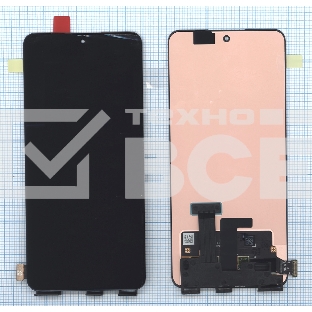 Дисплей для OnePlus 10T в сборе с тачскрином черный orig lcd
