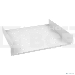 Полка Cabeus, консольная, 2U, 400 мм Г, для шкафов и стоек, серый, фото 1