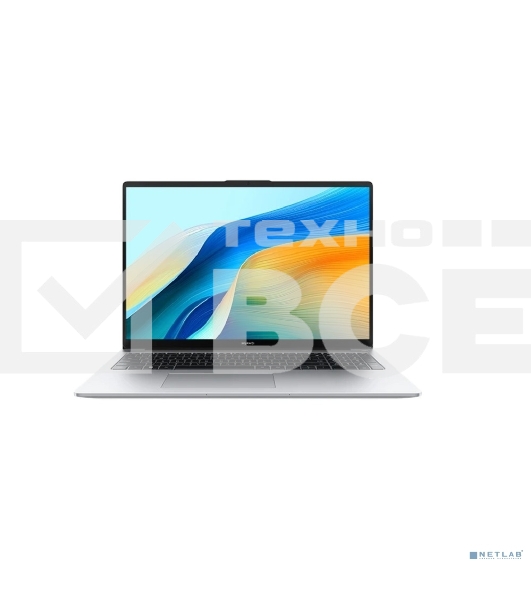 Ноутбук Huawei MateBook D 16 MCLG-X MitchellG-W5611D Core i5 13420H 16Gb SSD1Tb Intel UHD Graphics 16' IPS (1920x1200) без ОС silver WiFi BT Cam (53014MUA)
