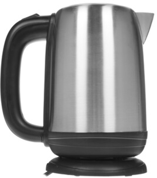 Электрочайник BQ KT1821S черный/серебристый, 1.7 л, 2200 Вт, скрытый нагревательный элемент