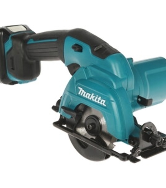 Пила циркулярная Makita HS301DWAE10.8В 2х2А·ч Li-ion 1500об\м диск-ф85мм рез-25.5мм 1.6кг чем