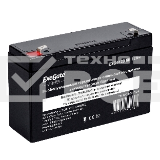 Батарея ExeGate EP234537RUS DT 612/EXG6120 (6V 12Ah) клеммы F1