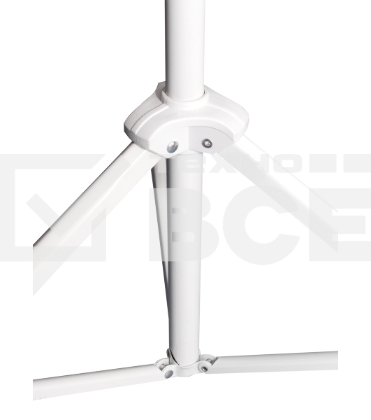 Экран Sakura 180x180см TriScreen 1:1 напольный рулонный белый  100' Matt White (MW), серый корпус