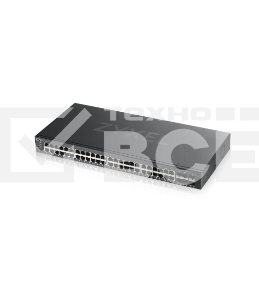 Коммутатор ZYXEL GS1920-48v2 Hybrid Smart switch Zyxel Nebula Flex, 44xGE, 4xCombo (SFP/RJ-45), 2xSFP, Standalone / cloud management