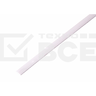 Термоусаживаемая трубка Rexant 8,0/4,0 мм, белая, упаковка 50 шт. по 1 м