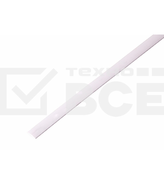 Термоусаживаемая трубка Rexant 8,0/4,0 мм, белая, упаковка 50 шт. по 1 м