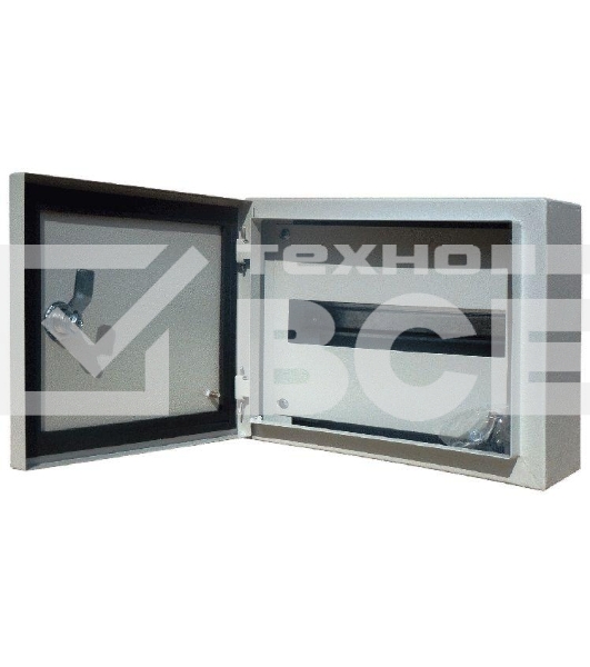 Корпус металлический навесной 250х300х120 12мод. IP54 ЩРН-12 DEKraft 30250DEK