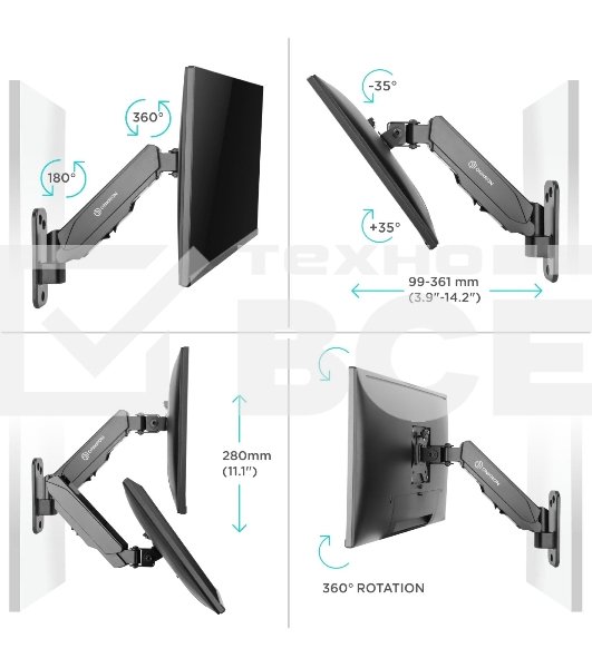 Кронштейн (держатель) ONKRON G120 для телевизора 13