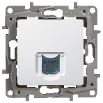 Монтажное оборудование Розетка кат.6 UTP, белая, RJ45 разъем, ETIKA LEG-672253, фото 1