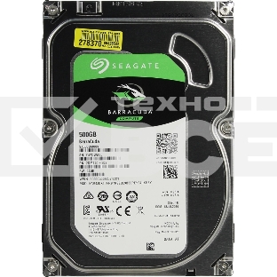 Жесткий диск 500Gb Seagate Barracuda (ST500DM009) SATA 6 Гбит/с, 7200 rpm, 32mb buffer