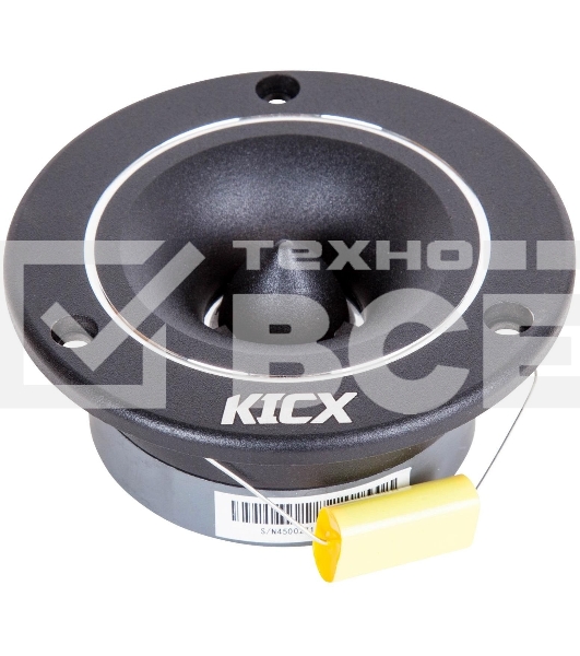 Колонки автомобильные Kicx DTC 36 ver.2 (без решетки) 80Вт 103дБ 4Ом 7.2 см (3 дюйм) (ком.: 2кол.) твитер однополосные