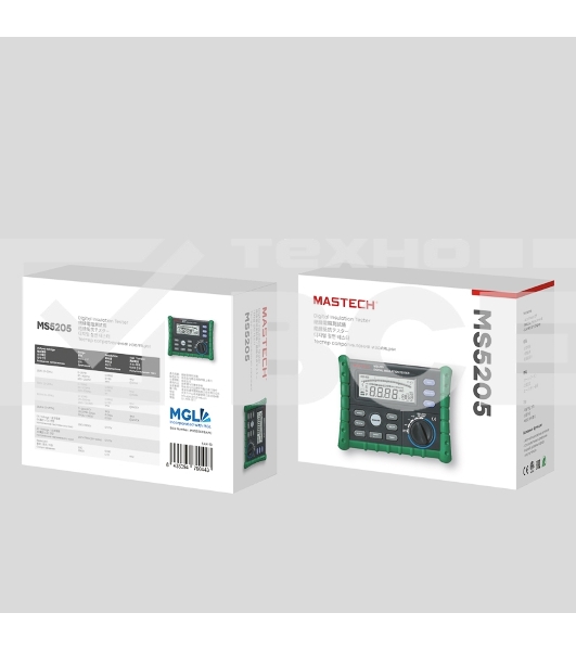Измеритель сопротивления изоляции MS5203 MASTECH