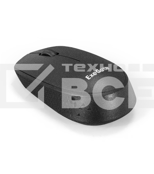 Мышь беспроводная ExeGate Professional Standard SR-9038 черный, 1200 dpi, радиоканал, USB, кнопки - 3