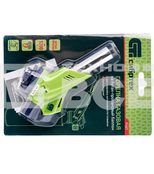 Горелка газовая на бутановый баллон Сибртех, пьезоподжиг