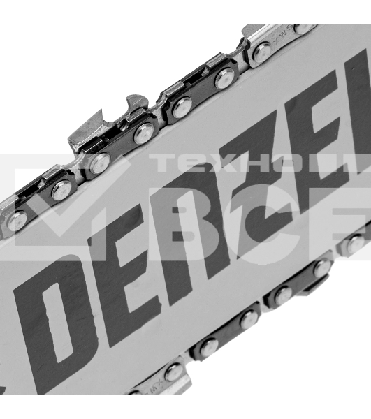 Пила цепная бензиновая DGS-4516, шина 40 см, 45см3, 3,0 л.с., шаг 3/8, паз 1,3 мм, 57 зв Denzel