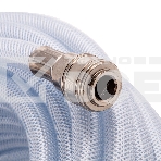 Шланг пневматический Stels ПВХ, 10x16 мм, 18 бар, армированный, прозрач., быстросъем, 3 0м, фото6