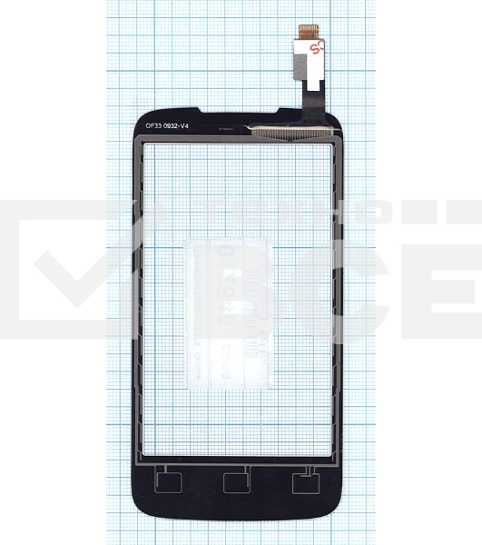 Сенсорное стекло (тачскрин) для Lenovo A376, белое