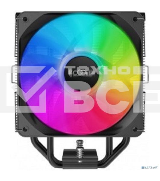 Кулер PCCooler Paladin EX400 ARGB S115X/1200/1700/AM4 (24 шт/кор, TDP 180W, 120mm PWM ARGB FAN, 4 тепловые трубки 6мм, 800-1800RPM, 28,6dBa)