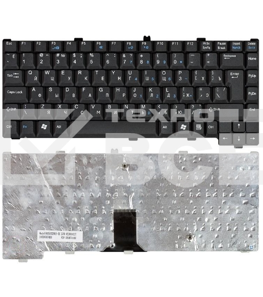 Клавиатура для ноутбука Fujitsu-Siemens Amilo M7440 M7440G M6100 черная