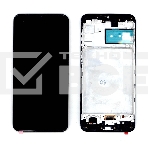 Дисплей (модуль) для Samsung Galaxy M21 SM-M215 в сборе с тачскрином и рамкой (OLED) черный, фото2