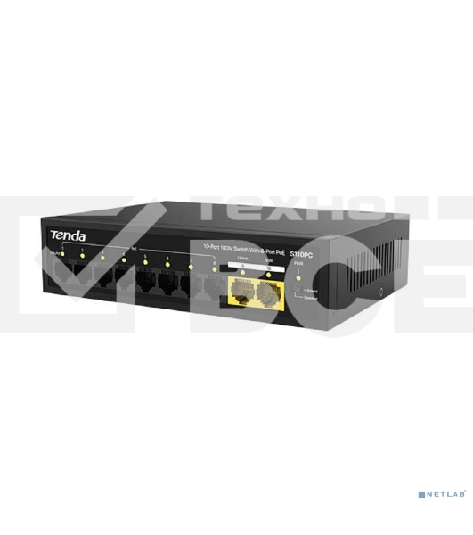 Коммутатор TENDA S110PC 10PORT 10/100M
