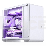 Корпус без блока питания JONSBO U4 Mini, Mini-Tower, TG, no fan, 1xUSB-A 3.0 + 1xUSB-C 3.2, mATX, mITX White, фото7