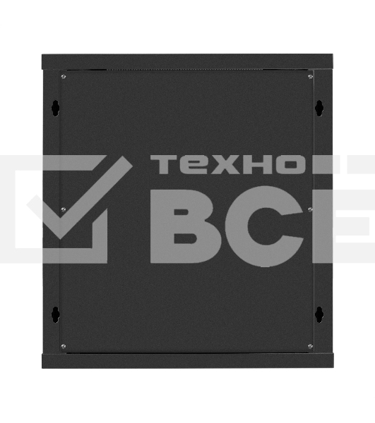 Шкаф телекоммуникационный 19' настенный 12U ExeGate EC-WM-12U.600.M.BLACK (19', 12U, 600x600x635 мм (ШхГхВ), передняя дверь металл, съемные боковые панели, пыле- и влагозащита IP23, черный RAL 9004)
