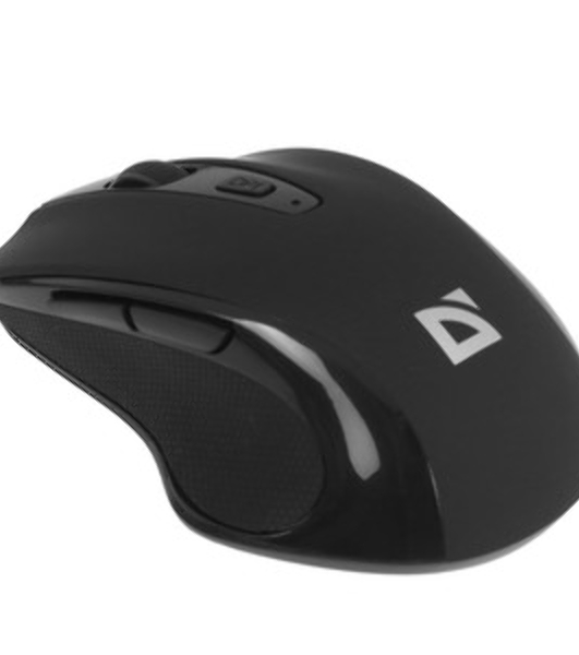 Мышь беспроводная Defender Prime MB-053 черный, 1600 dpi, радиоканал, USB, кнопки - 6