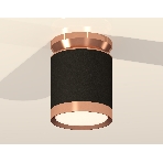 Светильник Ambrella Light XS8142035 SBK/PPG черный песок/золото розовое полированное GX53 (N8912, C8142, N8126), фото3