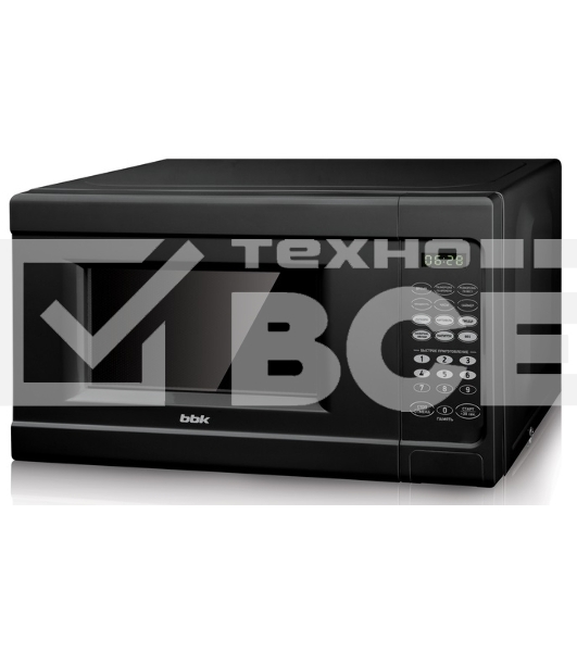 Микроволновая печь BBK 20MWS-727S/B черный, 20 л, 700 Вт, сенсор