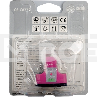 Картридж струйный Cactus CS-C8772 №177 пурпурный (11,4 ml) для HP PS 3213/3313/8253/C5183/C6183/C6283/C7183/C7283/C8183/D7163/D7263/D7363/D7463