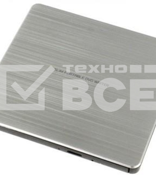 Внешний Привод DVD-RW LG GP60NS60 серебристый USB ultra slim внешний RTL