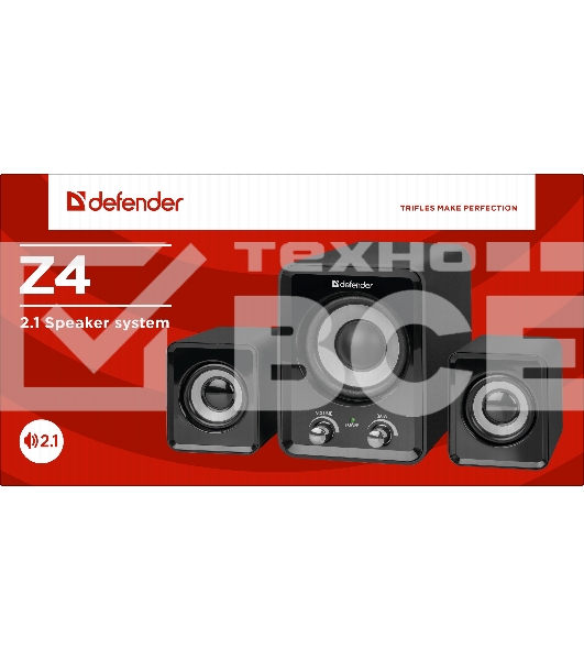 Колонки Defender Z4 2.1,11 вт., Питание от USB