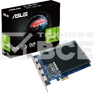 Видеокарта Asus GT730-4H-SL-2GD5 NVIDIA GeForce GT 730 2Gb GDDR5 902/5010 HDMIx4 HDCP Ret