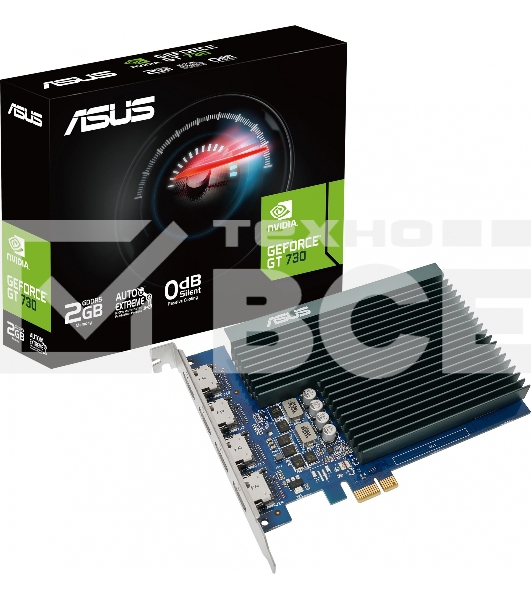 Видеокарта Asus GT730-4H-SL-2GD5 NVIDIA GeForce GT 730 2Gb GDDR5 902/5010 HDMIx4 HDCP Ret