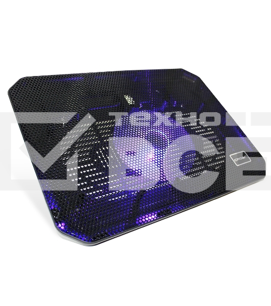 Аксессуар к ноутбуку CROWN Подставка для ноутбука CMLC-M10 черный (Для ноутбуков диагональю до 17”, подсветка, 1*кулер D140*15мм)