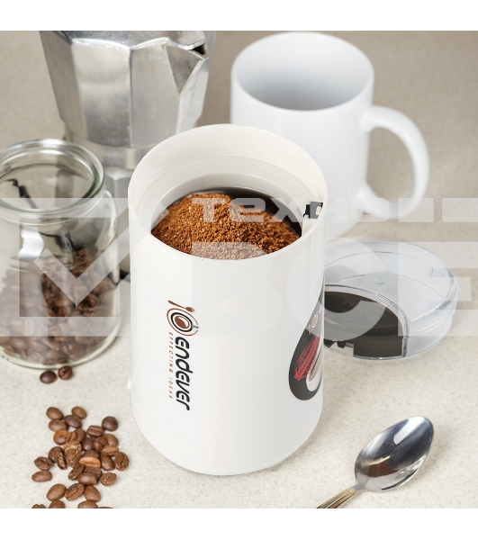 Кофемолка Endever Costa-1053, 250 Вт, 15000 об/мин, вес продукта для помола 100 гр, ABS-пластик, защита от перегрева двигателя